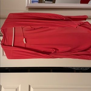 Hot pink long sleeve cardigan